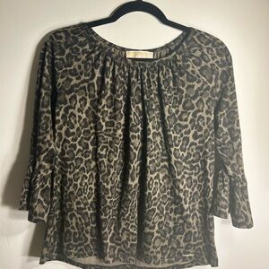 Michael Kors Leopard Print Women's Top
